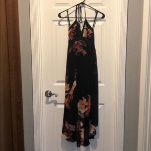 Hi Lo floral maxi